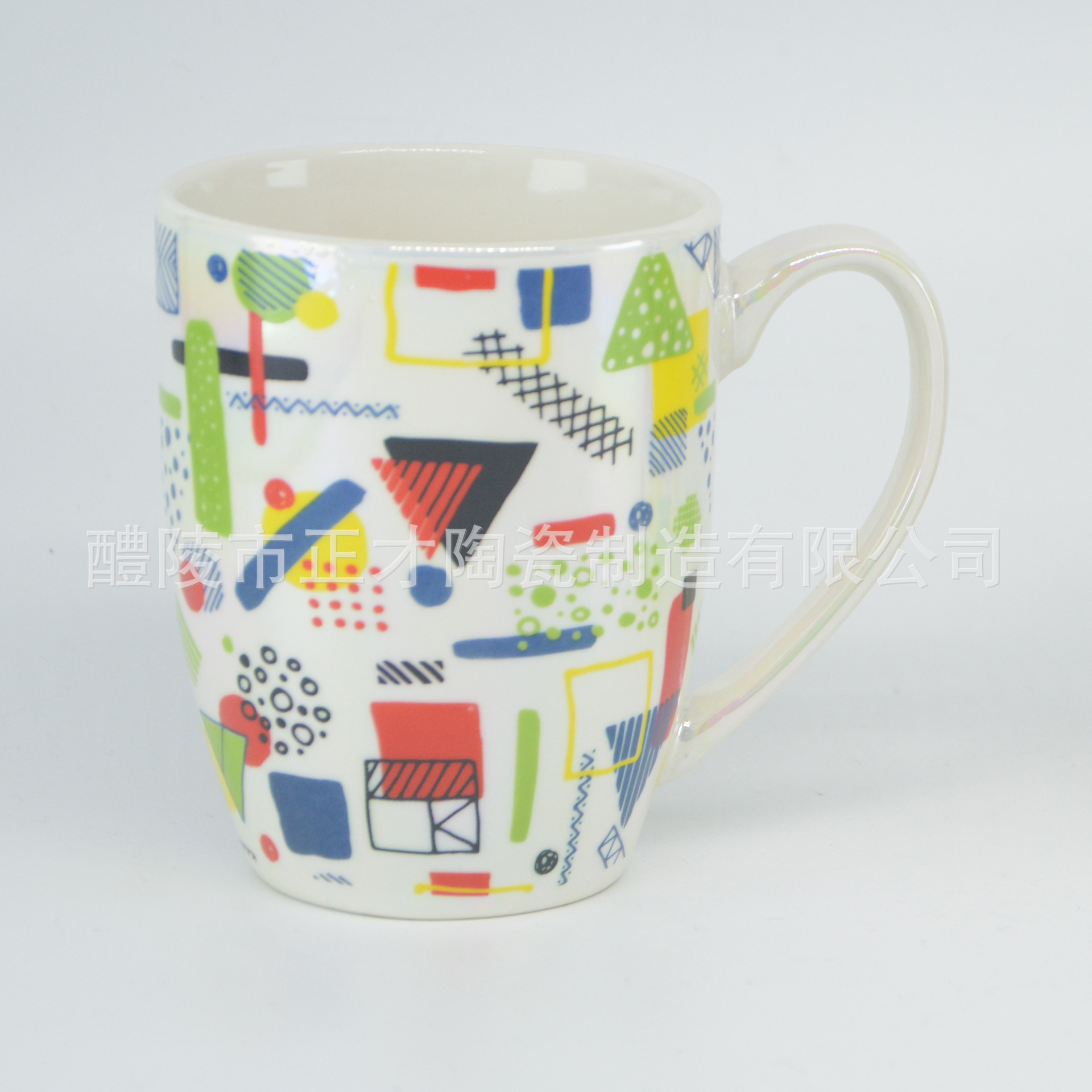 Factory direct sales of creative color ceramic mugs, customizable ceramic coffee cups and water cups Specification image