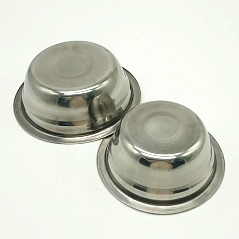 Sunshine Department Store 16/18 stainless steel basin, round household soup and oil basin, vegetable washing basin, canteen iron basin, stainless steel bowl Specification image
