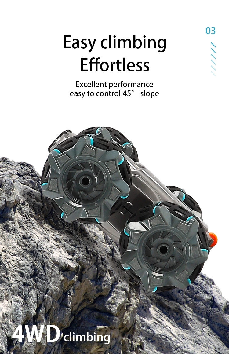 Cross-border best-selling new product: remote control car, side-scrolling drift, double-sided driving, stunt, high-speed climbing, off-road vehicle, children's toy Specification drawing