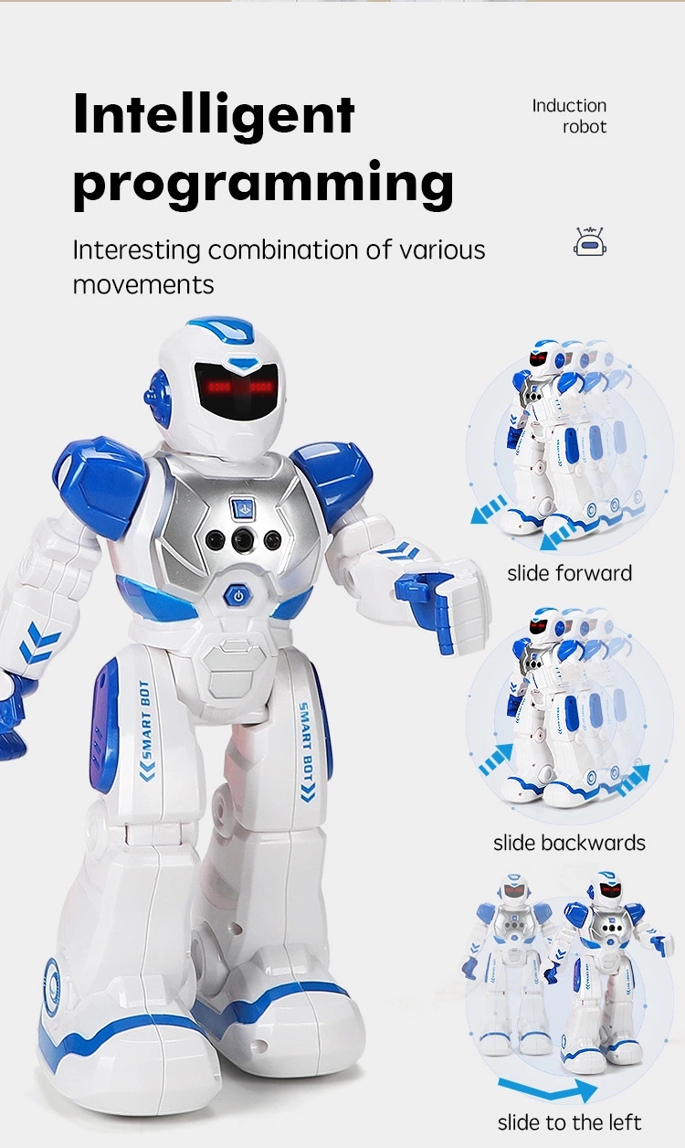 Intelligent early education robot singing infrared sensing Mechanical police, children's remote control electric toys, cross-border bestsellers details Picture