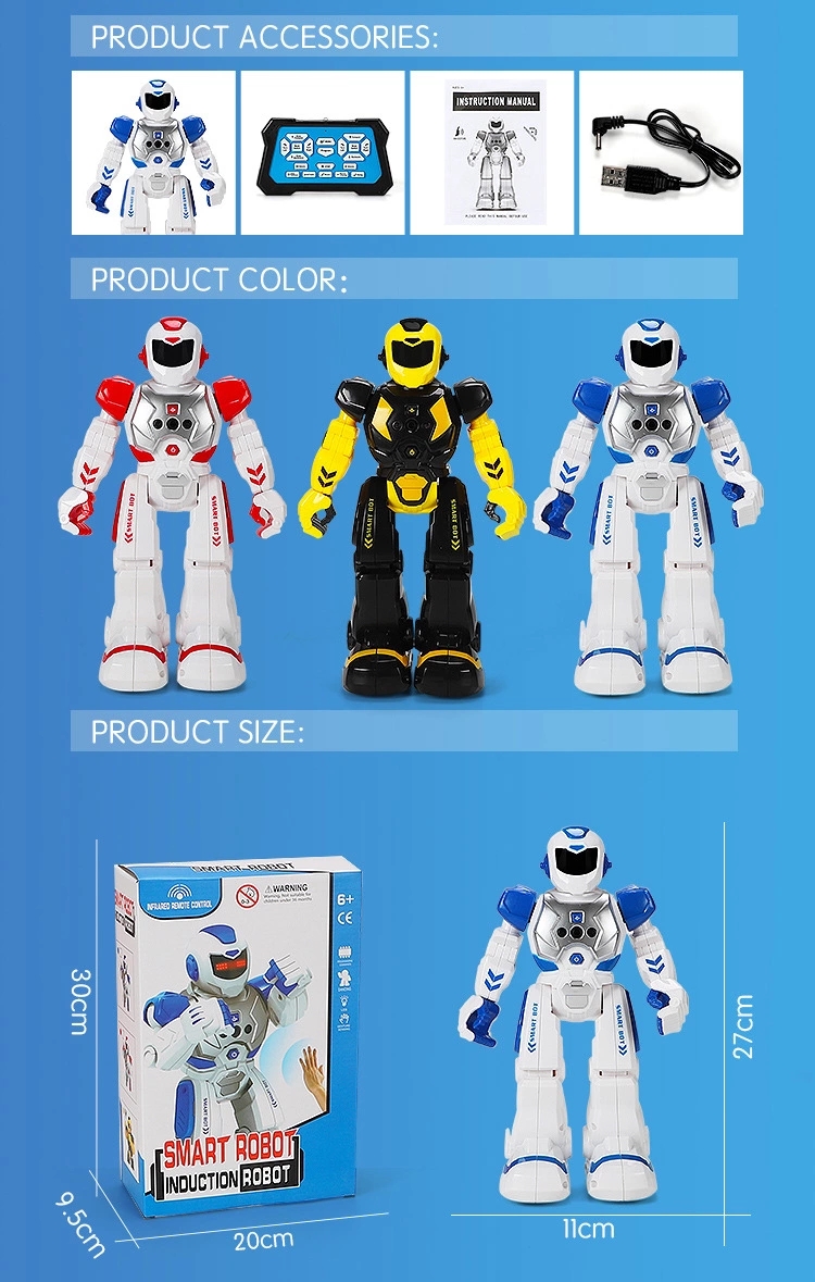 Intelligent early education robot singing infrared sensing Mechanical police, children's remote control electric toys, cross-border bestsellers Item Picture