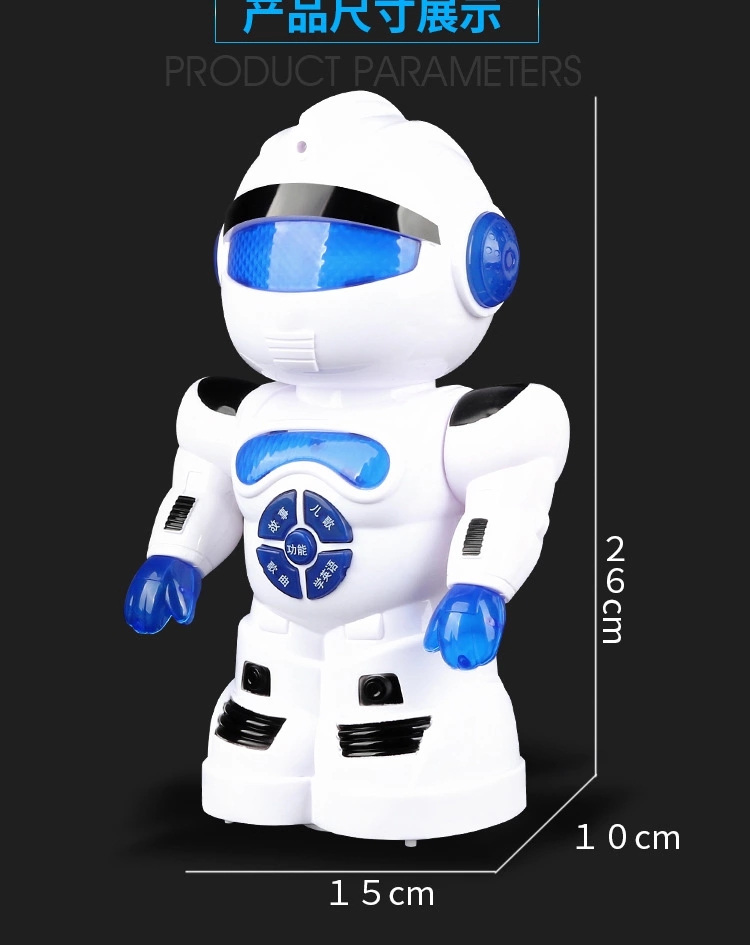 The intelligent early education story machine T1 robot, a multi-functional children's electric toy, is selling well at the street stall as a learning machine gift Item Picture