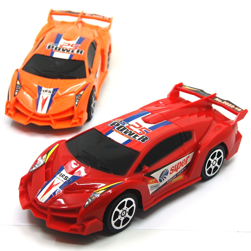 Wholesale of children's educational toy cars, inertial rebound car models, plastic small cars, sports cars, and gifts details Picture