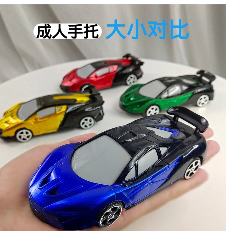 Factory direct sales of simulated plastic mini, novel and unique, Spring-powered sports car models. New products are selling well at street stalls Specification drawing