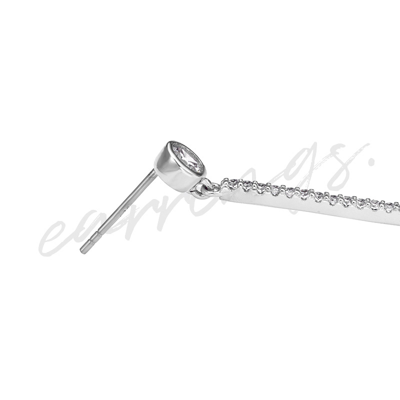 القرط الدائري الأمريكي الأمريكي الدائري، 925 إبر الفضي، والأذن الزيتية Specification image