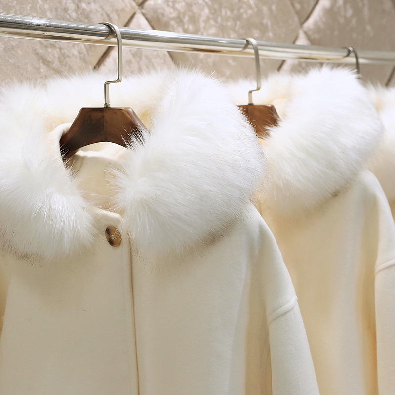 Woolen coat for women, mid-length, 2020 autumn/winter new Korean style, short and petite woolen coat, one-piece consignment Item Picture