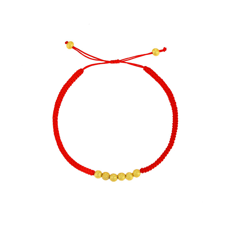 Joyería xuping imitación amarillo oro rojo cuerda pulsera mujeres fábrica directa simple transfronterizo accesorios pulsera A00510817 Item Picture