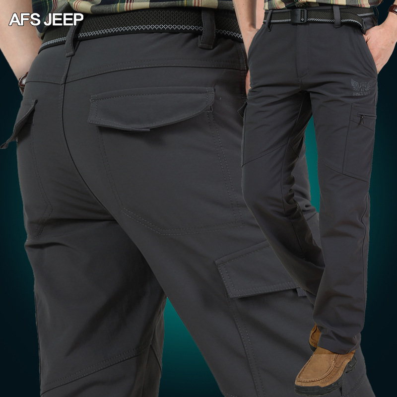 Jeep Shield Winter Outdoor quick-drying Pants, men's casual long pants, hiking Pants, ultra-thin breathable quick-drying pants, AliExpress Application Scenario