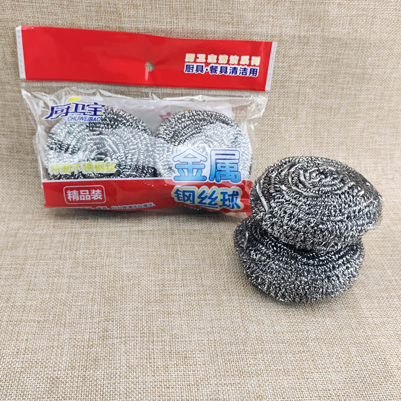 M7421 2 pieces of 30g large steel wool cleaning balls, kitchenware, 2-yuan store, 2-yuan general merchandise wholesale Application Scenario