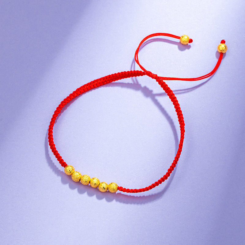 Joyería xuping imitación amarillo oro rojo cuerda pulsera mujeres fábrica directa simple transfronterizo accesorios pulsera A00510817 Application Scenario