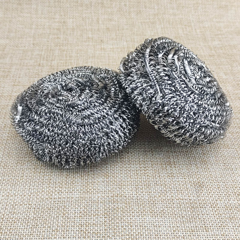 M7421 2 pieces of 30g large steel wool cleaning balls, kitchenware, 2-yuan store, 2-yuan general merchandise wholesale Item Picture