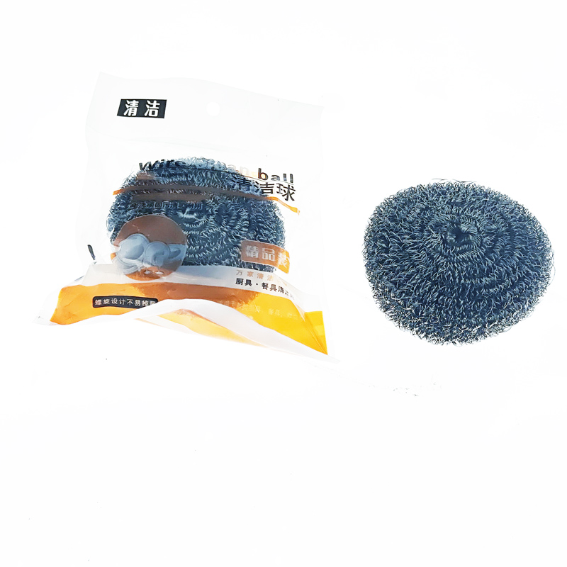 M7233 Premium 40g single steel wool cleaning ball kitchenware 2-yuan store 2-yuan general merchandise wholesale Item Picture