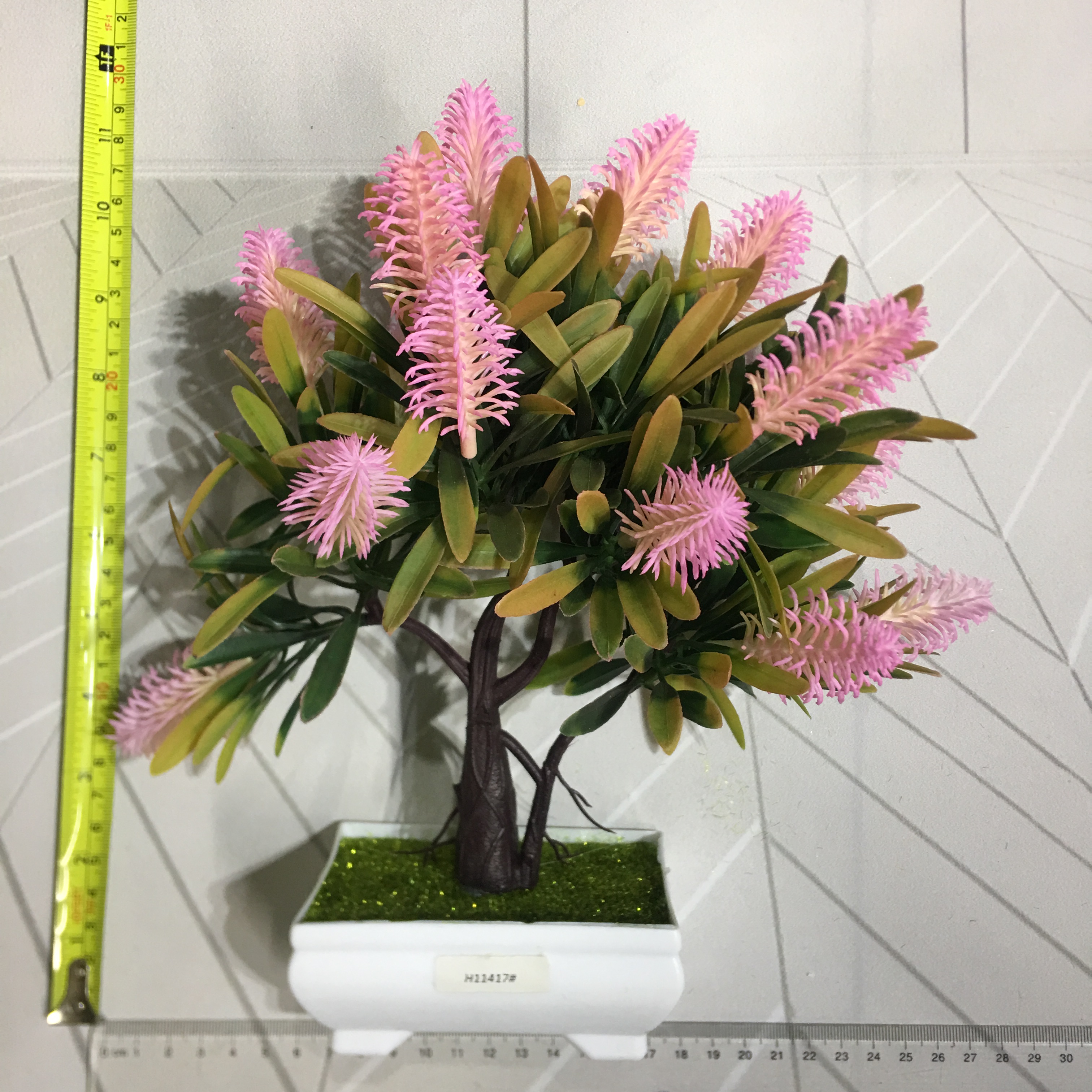 Mini artificial bonsai flowers, small potted plants, factory direct sales of artificial flower plants Item Picture
