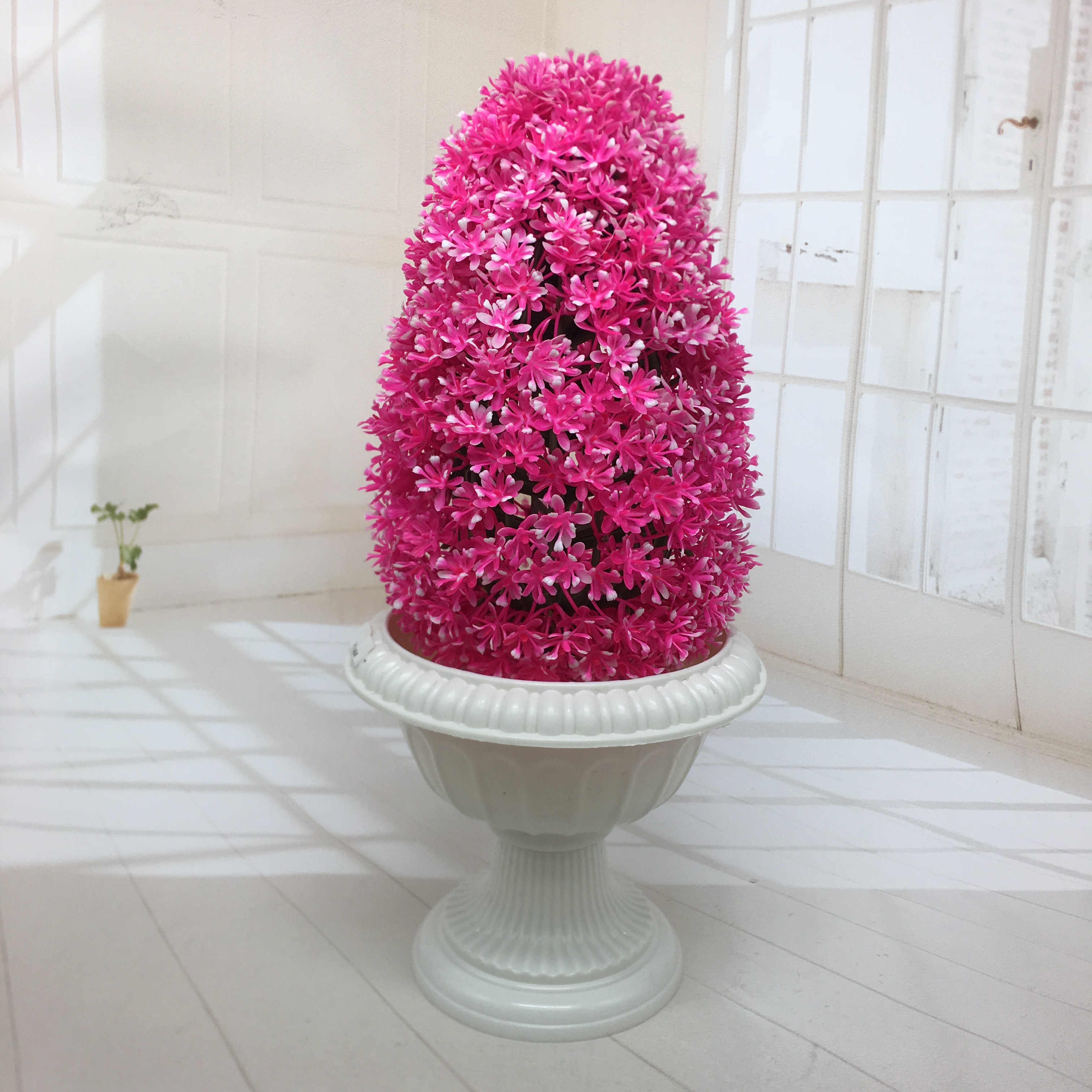 仿真花白底实物图