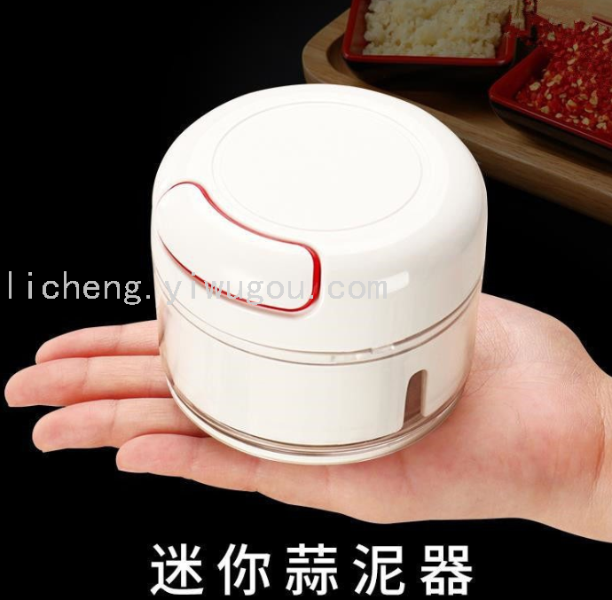 爆款迷你捣蒜器捣蒜泥神器大蒜手动搅碎手拉拉蒜器