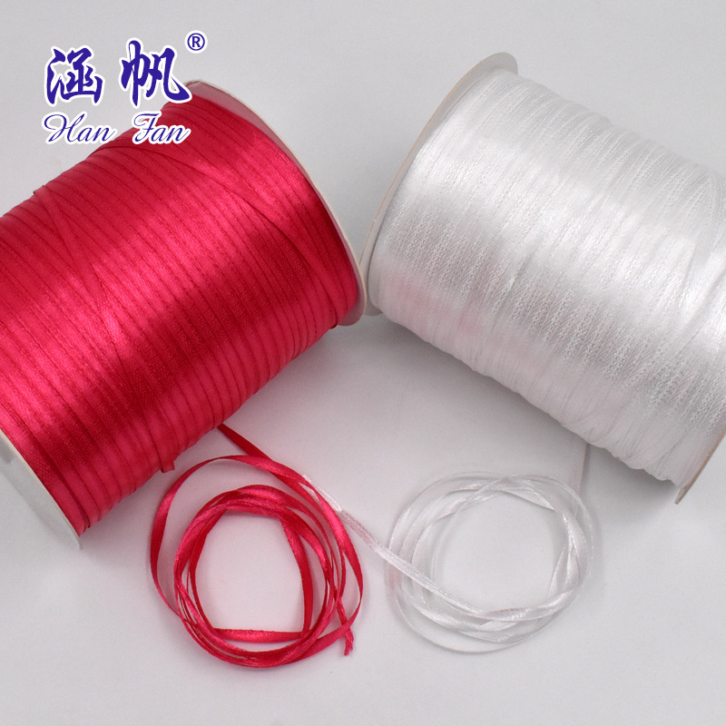 Factory direct sales: 1 cent satin ribbon, 0.3CM ribbon color ribbon, multi-color large rolls, large stock of satin ribbon color woven ribbons Application Scenario