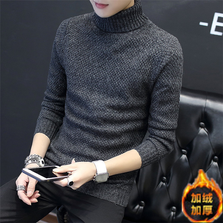 New men's sweater men aliexpress cross-border fleece and thick Korean sweater Amazon men's wear a generation of hair