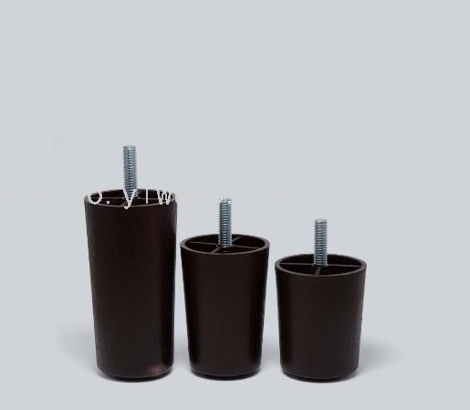 Factory direct sales of plastic sofa legs imitating wood, American standard 8mm5/16 screw furniture accessories