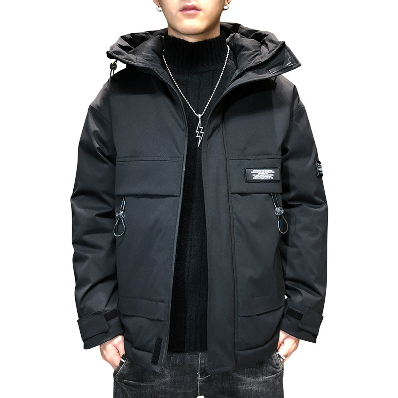 Men's coats for autumn and winter 2020, new cotton-padded jackets, trendy and cool short cotton-padded jackets, workwear, trendy brand down cotton-padded jackets Application Scenario