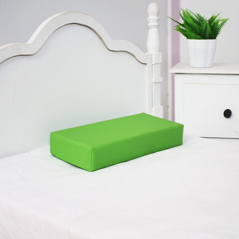 PU leather pillow, sponge pillow core, neck guard pillow, cool pillow, nap head pillow, beauty salon waterproof pillow, portable Specification image
