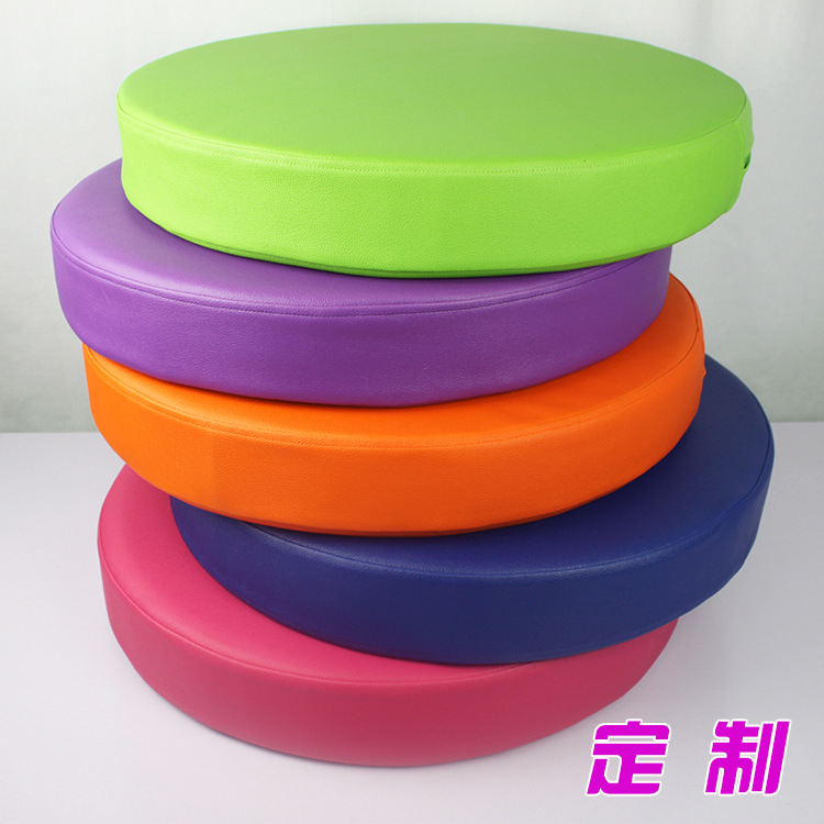 Custom-made round rattan chair cushions, leather cushions, round cushions, sponge cushions, meditation cushion cushions, chair cushions, yoga cushions Specification drawing