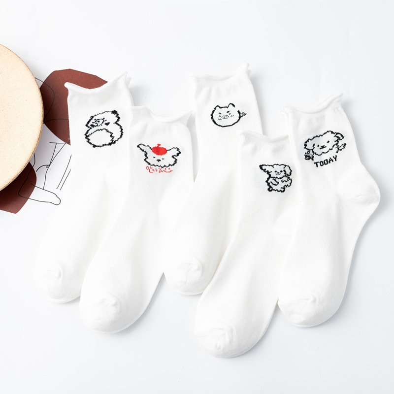 Socks female autumn and winter female socks female tube stockings female socks stall stockings female wholesale two bar tube socks winter