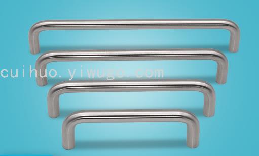 Acero inoxidable doble doblado tirador cajón tirador de puerta muebles pequeño tirador hardware Specification image