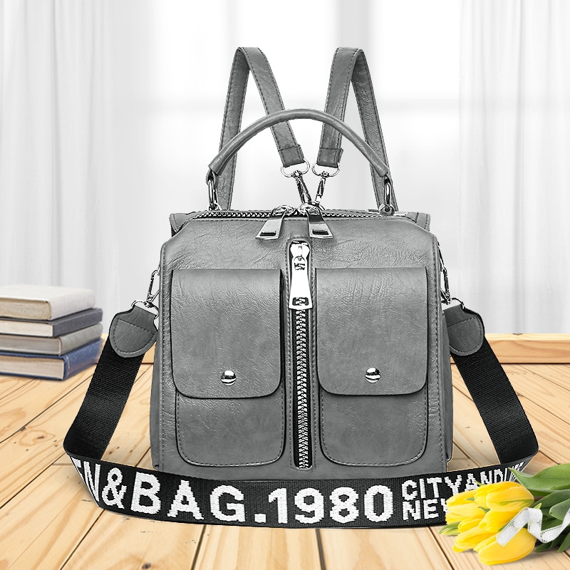 2021 New style women's single-shoulder bag, hand-held European and American fashionable pu women's bag, letter single-shoulder bag Application Scenario