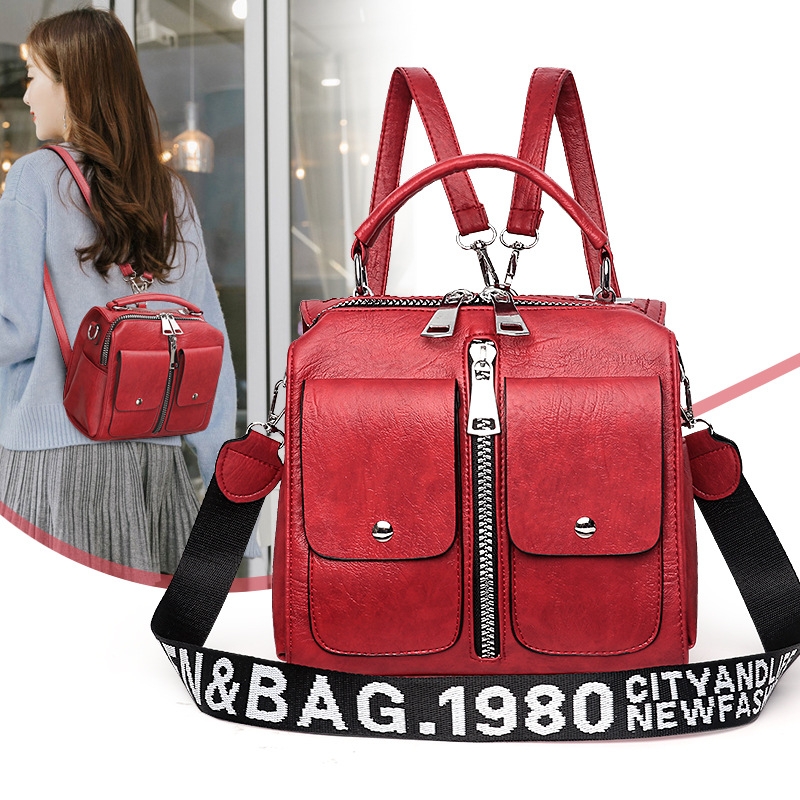 2021 New style women's single-shoulder bag, hand-held European and American fashionable pu women's bag, letter single-shoulder bag details Picture