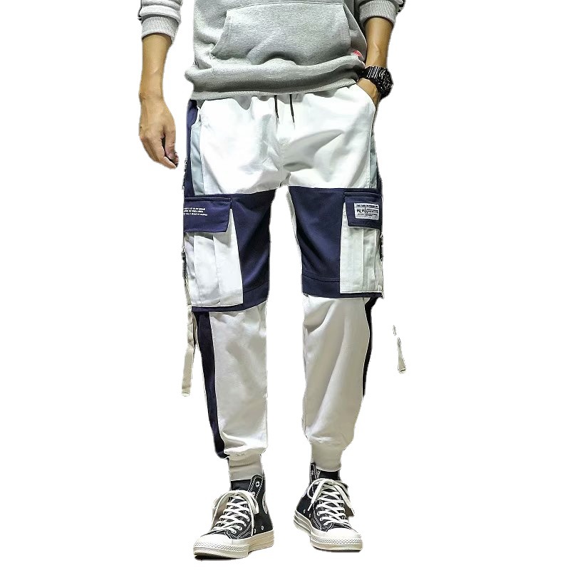 Autumn and winter men's wear: workwear pants, trendy men's loose pants, Korean-style trendy men's regular casual pants Item Picture