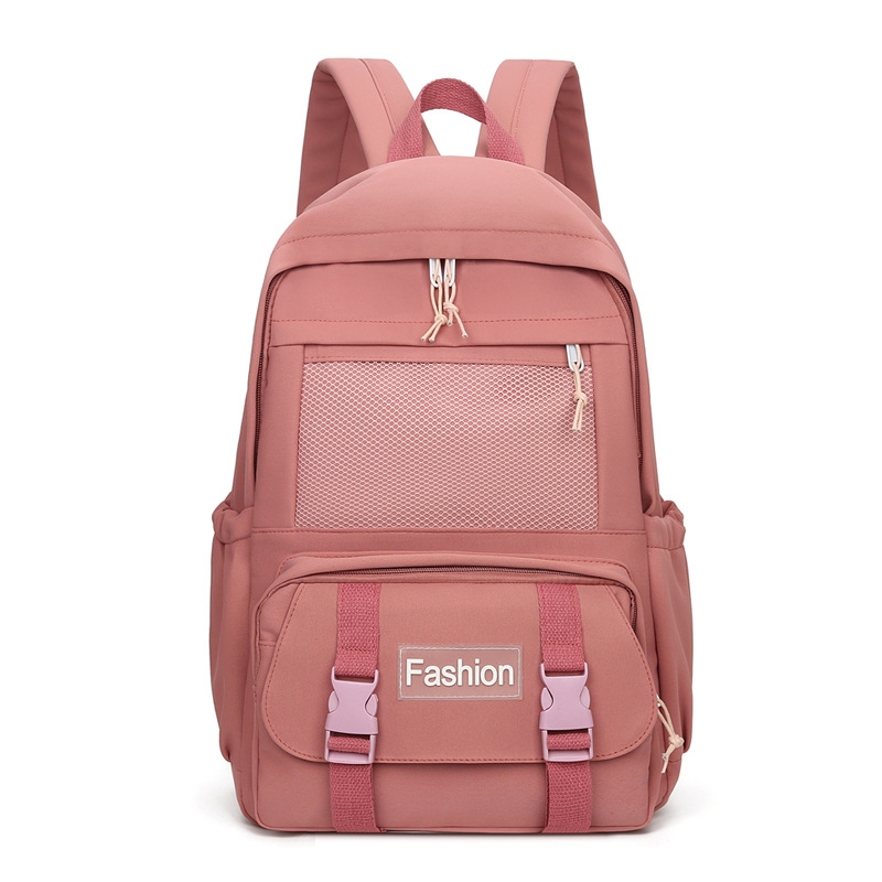 2021 New Korean version large capacity backpack for middle school students, outdoor travel backpack, college student class backpack Item Picture