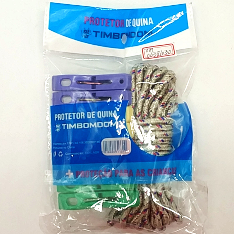 Sunshine Department Store bagged 8 pieces of clips, 5-meter color braided rope, clothes drying rope, polypropylene rope, binding rope