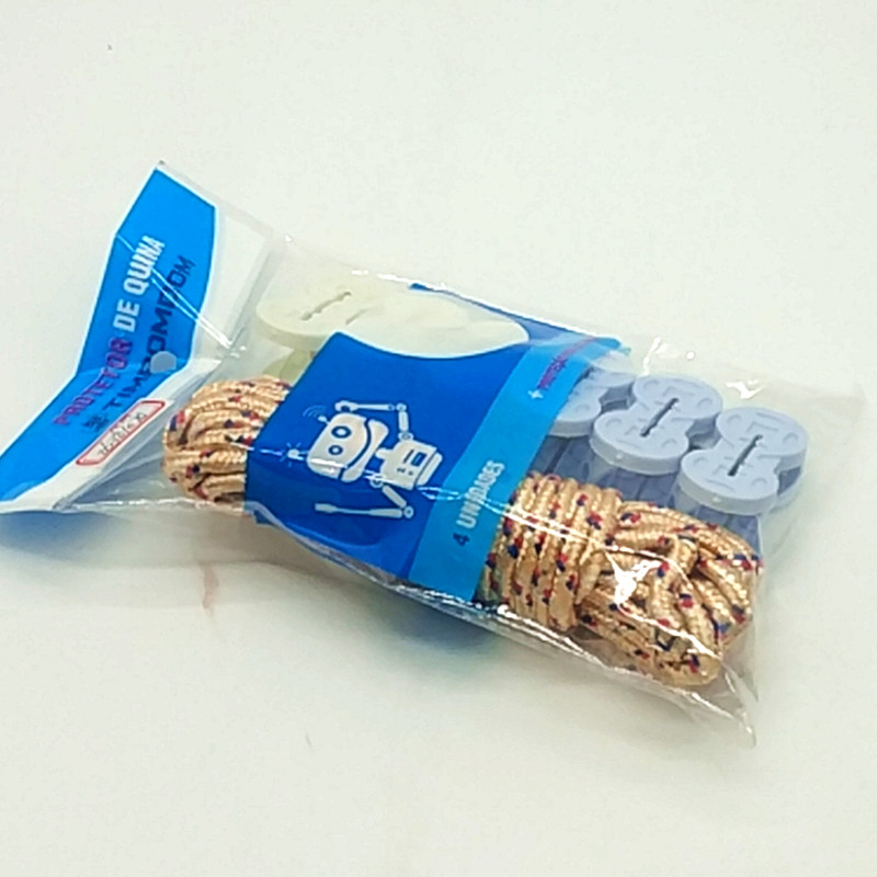 Sunshine Department Store bag 6 pieces of clips, 10m color braided rope, clothes drying rope, polypropylene rope, binding rope Item Picture