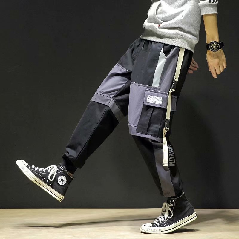 Autumn and winter men's wear: workwear pants, trendy men's loose pants, Korean-style trendy men's regular casual pants Specification image