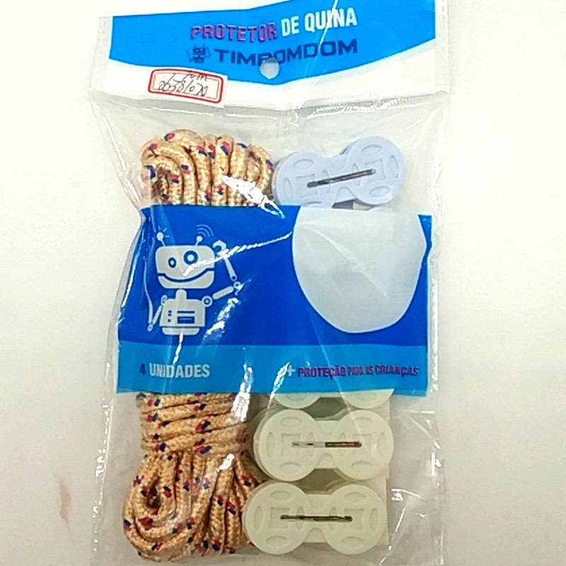Sunshine Department Store bag 6 pieces of clips, 10m color braided rope, clothes drying rope, polypropylene rope, binding rope
