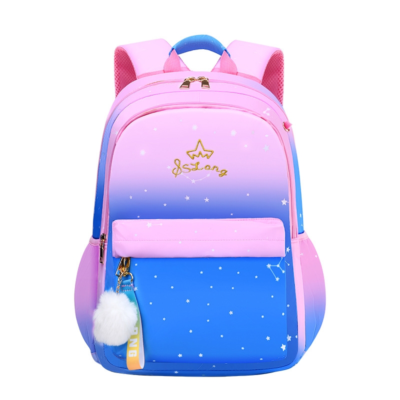 New primary school backpack for boys 1-3-6 grade 6 Korean version of boys' double-shoulder children's backpack with reduced burden and spine protection customized Application Scenario