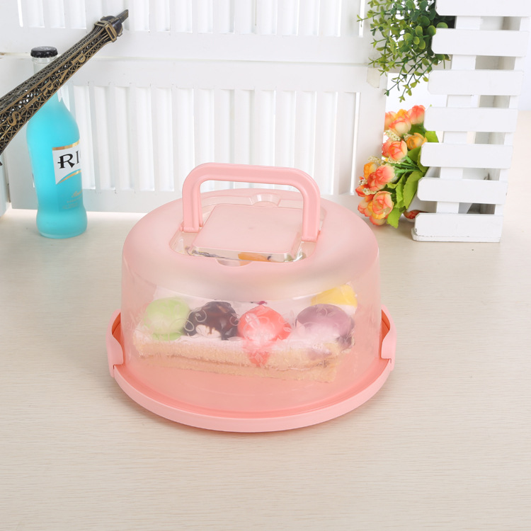Portable hand-held cake box, food preservation and storage box, refrigerator preservation and storage box, fruit and vegetable preservation Item Picture