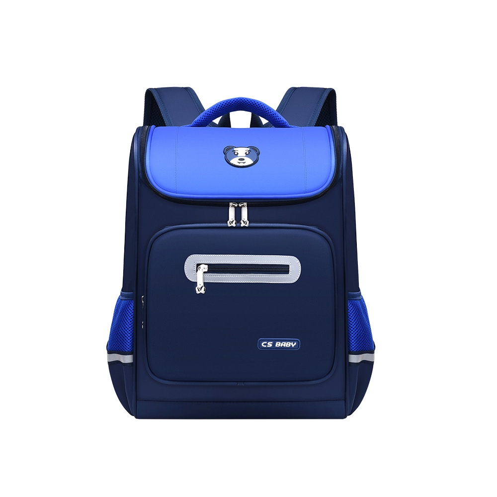 Customized children's schoolbags with logo printing, space bags for primary school students from grades 1 to 6, and backpacks for reducing the burden and protecting the spine in kindergartens details Picture