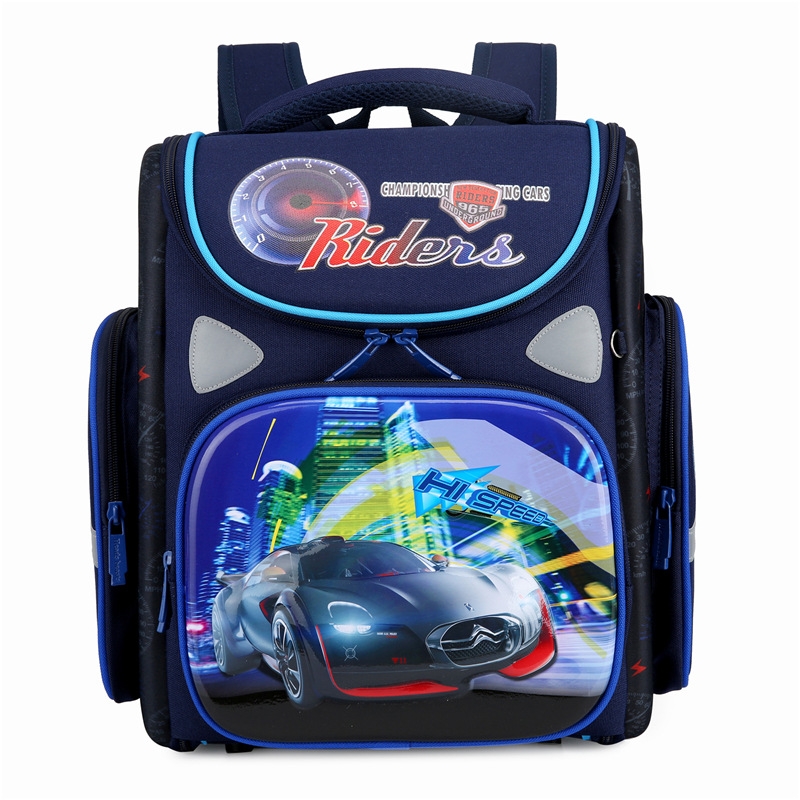 New style of space bag for primary school students, children's backpacks, folding and shaping hard shell bags for grades 1-3 Specification image