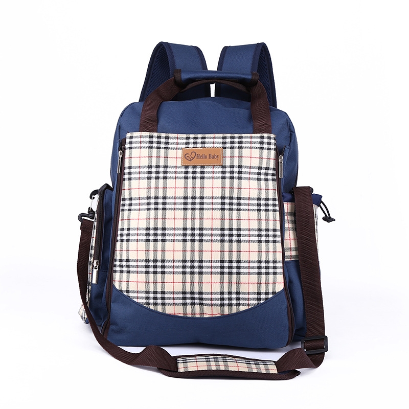 Multi-functional fashionable European and American style mommy bag, double-shoulder large-capacity backpack, mother and baby bag, one-piece consignment