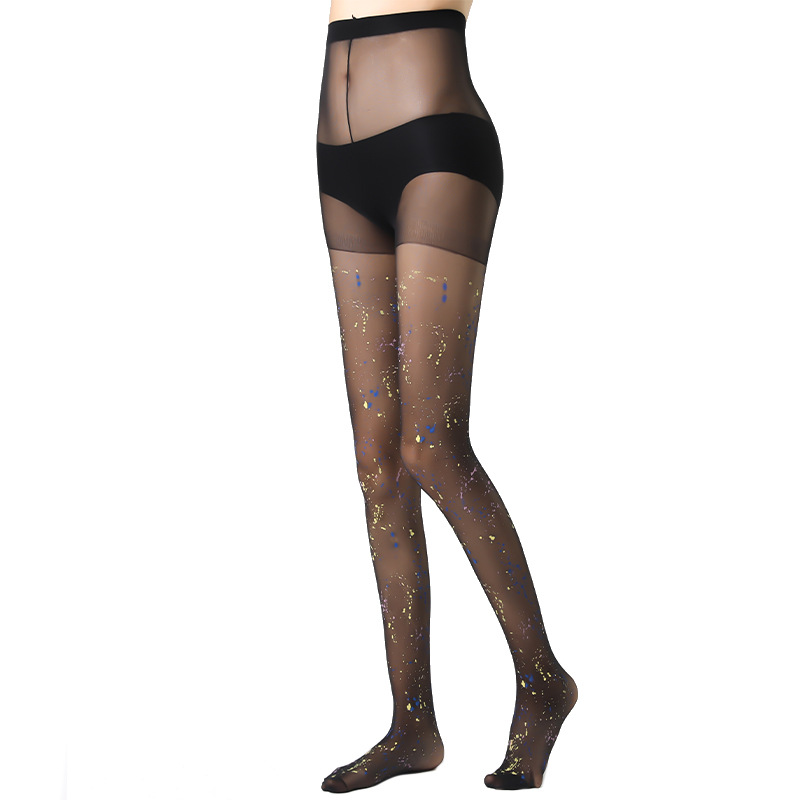 袜子/丝袜女过膝性感/大码裤袜/白丝袜/加大码裤袜白底实物图