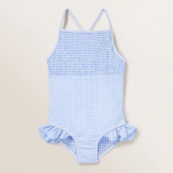 Plaid pink plaid blue plaid girls dance dress girls swimsuit Princess Children's Day festival dress