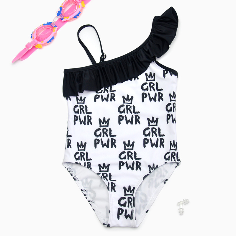 The new Korean version of The Hai Shan girls small and medium-sized children's three-piece fashion swimsuit