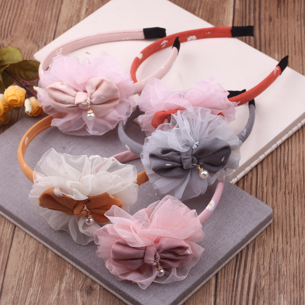 Princesa de corea adornos de pelo para niños adornos de pelo de oso adornos de pelo antideslizante temperamento hoop de cabeza bebé tarjeta de pelo importada tocado para niñas Specification image