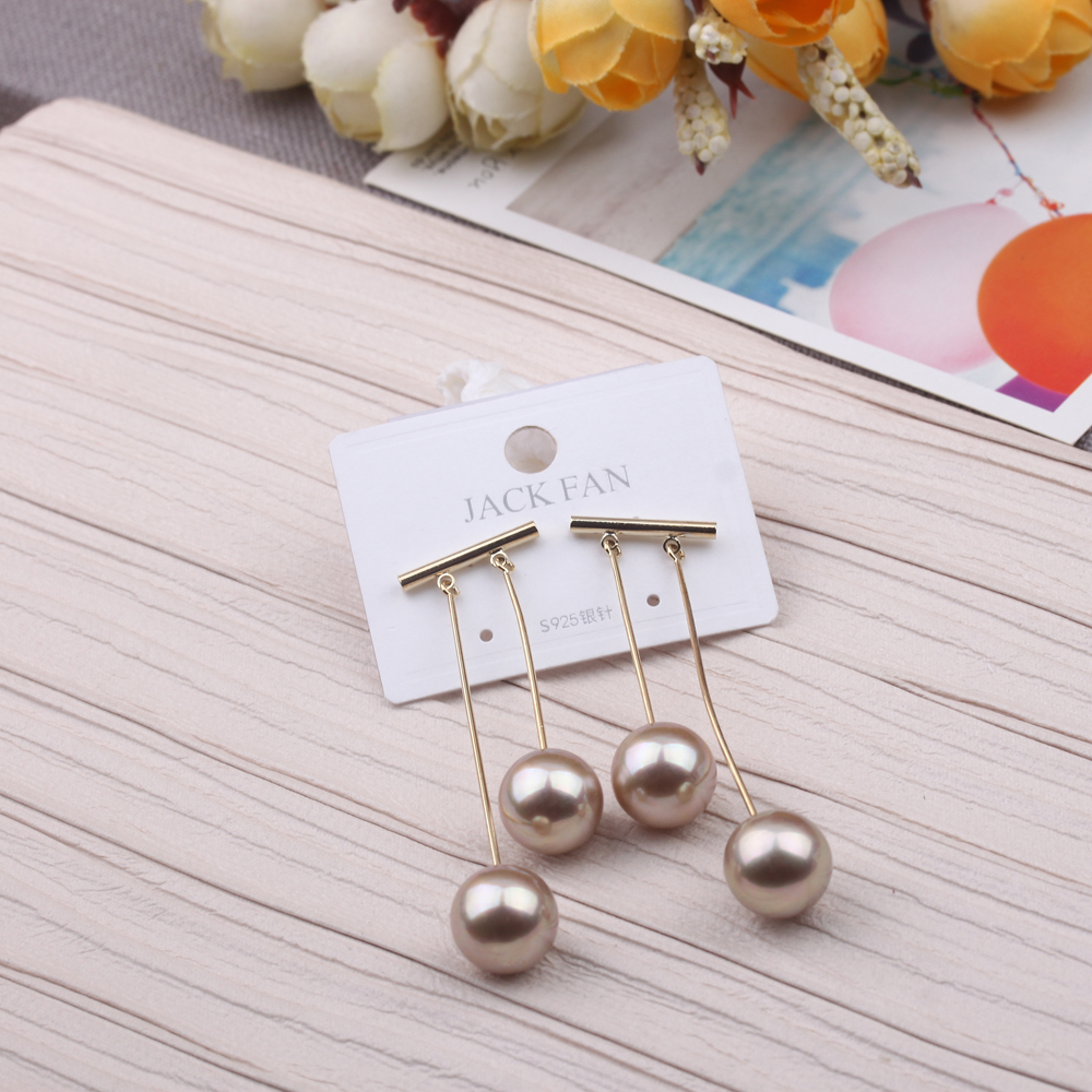 Elegant long tassel earrings, Japanese and Korean s925 silver needle anti-allergy earrings, personalized, versatile, fashionable and super fairy earrings
