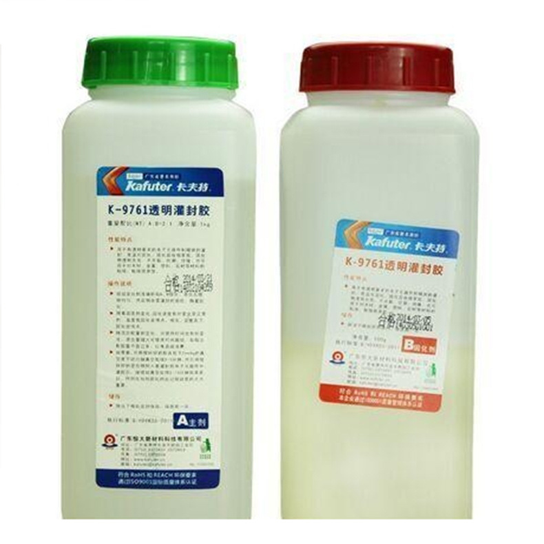 105卡夫特K-9761透明环氧树脂ab灌封胶电子耐高温灌封胶led粘胶剂