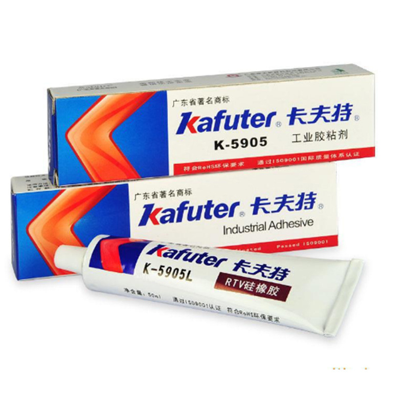 87卡夫特K-5905透明硅胶LED灯罩密封塑料粘接 快干防水密封胶 45g87