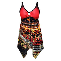 In 2021, the new European and American full-length, full-length, two-piece, high-waisted women's swimsuit