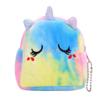 Unicorn satchel Zero wallet Key chain Stereo satchel Wallet Colorful stereo satchel wallet