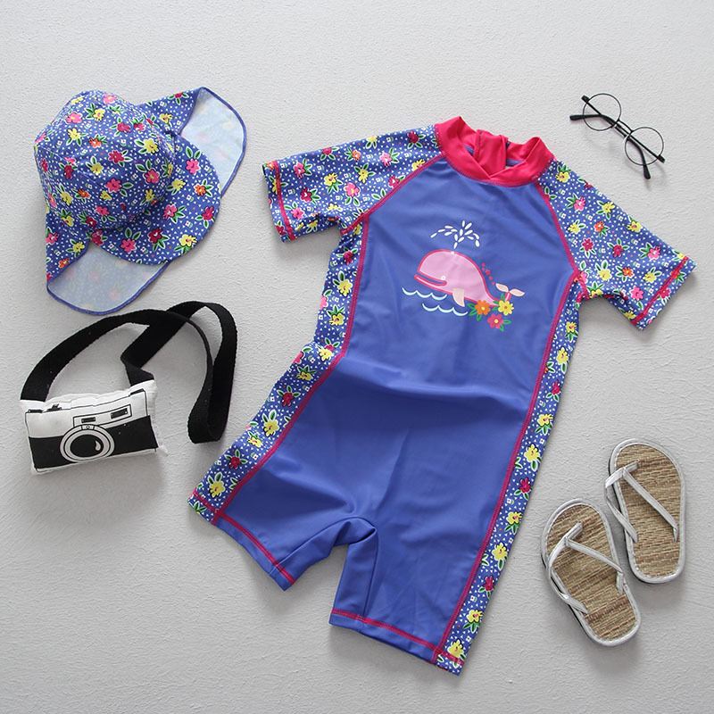 British children swimsuit girl girl baby swimsuit girl baby sun protection baby